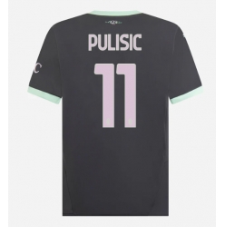 Strój piłkarski AC Milan Christian Pulisic #11 Koszulka Trzeciej 2024-25 Krótki Rękaw