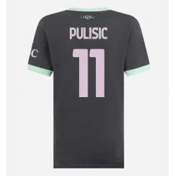 Strój piłkarski AC Milan Christian Pulisic #11 Koszulka Trzeciej damskie 2024-25 Krótki Rękaw