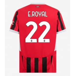 Strój piłkarski AC Milan Emerson Royal #22 Koszulka Podstawowej 2024-25 Krótki Rękaw