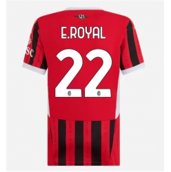 Strój piłkarski AC Milan Emerson Royal #22 Koszulka Podstawowej damskie 2024-25 Krótki Rękaw