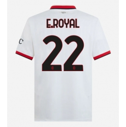 Strój piłkarski AC Milan Emerson Royal #22 Koszulka Wyjazdowej 2024-25 Krótki Rękaw