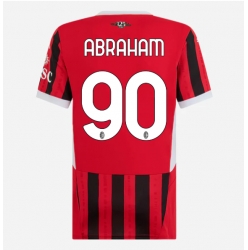 Strój piłkarski AC Milan Tammy Abraham #90 Koszulka Podstawowej damskie 2024-25 Krótki Rękaw