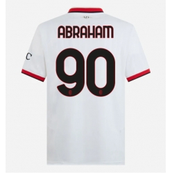 Strój piłkarski AC Milan Tammy Abraham #90 Koszulka Wyjazdowej 2024-25 Krótki Rękaw