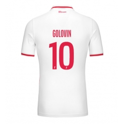 Strój piłkarski AS Monaco Aleksandr Golovin #10 Koszulka Podstawowej 2024-25 Krótki Rękaw