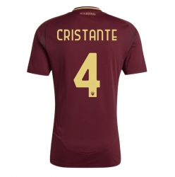 Strój piłkarski AS Roma Bryan Cristante #4 Koszulka Podstawowej 2024-25 Krótki Rękaw