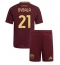 Strój piłkarski AS Roma Paulo Dybala #21 Koszulka Podstawowej dziecięce 2024-25 Krótki Rękaw (+ Krótkie spodenki)