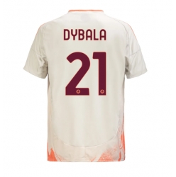 Strój piłkarski AS Roma Paulo Dybala #21 Koszulka Wyjazdowej 2024-25 Krótki Rękaw