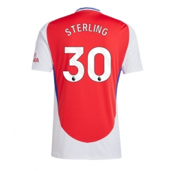 Strój piłkarski Arsenal Raheem Sterling #30 Koszulka Podstawowej 2024-25 Krótki Rękaw