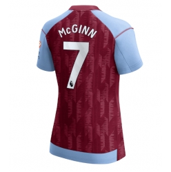 Strój piłkarski Aston Villa John McGinn #7 Koszulka Podstawowej damskie 2023-24 Krótki Rękaw