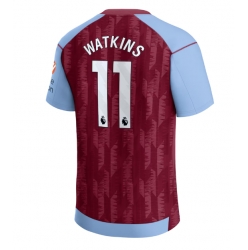 Strój piłkarski Aston Villa Ollie Watkins #11 Koszulka Podstawowej 2023-24 Krótki Rękaw