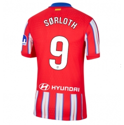 Strój piłkarski Atletico Madrid Alexander Sorloth #9 Koszulka Podstawowej 2024-25 Krótki Rękaw