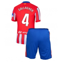 Strój piłkarski Atletico Madrid Conor Gallagher #4 Koszulka Podstawowej dziecięce 2024-25 Krótki Rękaw (+ Krótkie spodenki)