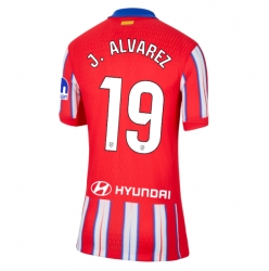 Strój piłkarski Atletico Madrid Julian Alvarez #19 Koszulka Podstawowej damskie 2024-25 Krótki Rękaw