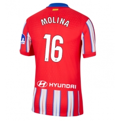 Strój piłkarski Atletico Madrid Nahuel Molina #16 Koszulka Podstawowej 2024-25 Krótki Rękaw