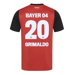 Strój piłkarski Bayer Leverkusen Alejandro Grimaldo #20 Koszulka Podstawowej 2024-25 Krótki Rękaw