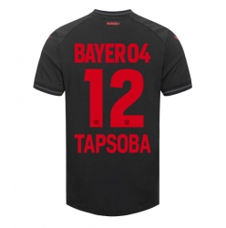 Strój piłkarski Bayer Leverkusen Edmond Tapsoba #12 Koszulka Podstawowej 2023-24 Krótki Rękaw