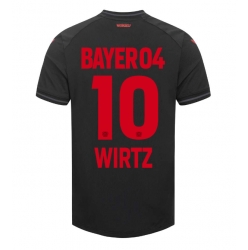 Strój piłkarski Bayer Leverkusen Florian Wirtz #10 Koszulka Podstawowej 2023-24 Krótki Rękaw