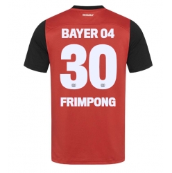 Strój piłkarski Bayer Leverkusen Jeremie Frimpong #30 Koszulka Podstawowej 2024-25 Krótki Rękaw