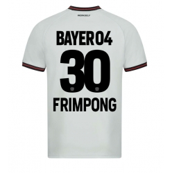 Strój piłkarski Bayer Leverkusen Jeremie Frimpong #30 Koszulka Wyjazdowej 2023-24 Krótki Rękaw