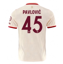 Strój piłkarski Bayern Munich Aleksandar Pavlovic #45 Koszulka Trzeciej 2024-25 Krótki Rękaw