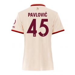 Strój piłkarski Bayern Munich Aleksandar Pavlovic #45 Koszulka Trzeciej damskie 2024-25 Krótki Rękaw