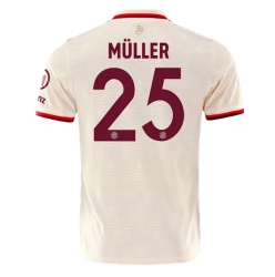 Strój piłkarski Bayern Munich Thomas Muller #25 Koszulka Trzeciej 2024-25 Krótki Rękaw