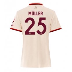 Strój piłkarski Bayern Munich Thomas Muller #25 Koszulka Trzeciej damskie 2024-25 Krótki Rękaw