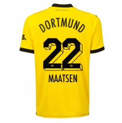 Strój piłkarski Borussia Dortmund Ian Maatsen #22 Koszulka Podstawowej 2023-24 Krótki Rękaw