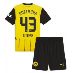 Strój piłkarski Borussia Dortmund Jamie Bynoe-Gittens #43 Koszulka Podstawowej dziecięce 2024-25 Krótki Rękaw (+ Krótkie spodenki)