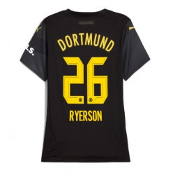 Strój piłkarski Borussia Dortmund Julian Ryerson #26 Koszulka Wyjazdowej damskie 2024-25 Krótki Rękaw