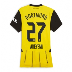 Strój piłkarski Borussia Dortmund Karim Adeyemi #27 Koszulka Podstawowej damskie 2024-25 Krótki Rękaw