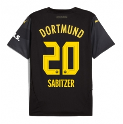 Strój piłkarski Borussia Dortmund Marcel Sabitzer #20 Koszulka Wyjazdowej 2024-25 Krótki Rękaw