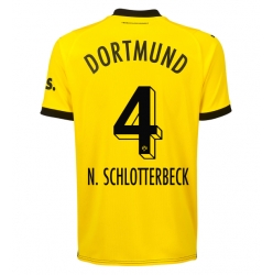 Strój piłkarski Borussia Dortmund Nico Schlotterbeck #4 Koszulka Podstawowej 2023-24 Krótki Rękaw