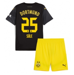 Strój piłkarski Borussia Dortmund Niklas Sule #25 Koszulka Wyjazdowej dziecięce 2024-25 Krótki Rękaw (+ Krótkie spodenki)