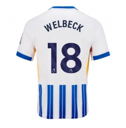 Strój piłkarski Brighton Danny Welbeck #18 Koszulka Podstawowej 2024-25 Krótki Rękaw