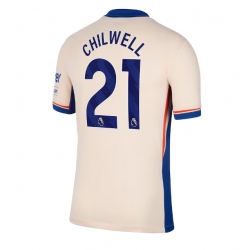 Strój piłkarski Chelsea Ben Chilwell #21 Koszulka Wyjazdowej 2024-25 Krótki Rękaw