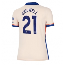 Strój piłkarski Chelsea Ben Chilwell #21 Koszulka Wyjazdowej damskie 2024-25 Krótki Rękaw