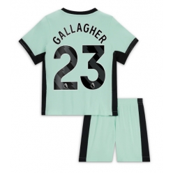 Strój piłkarski Chelsea Conor Gallagher #23 Koszulka Trzeciej dziecięce 2023-24 Krótki Rękaw (+ Krótkie spodenki)