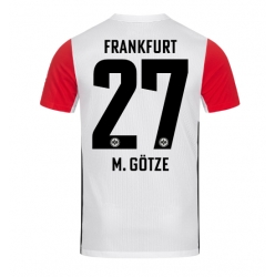 Strój piłkarski Eintracht Frankfurt Mario Gotze #27 Koszulka Podstawowej 2024-25 Krótki Rękaw