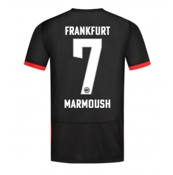 Strój piłkarski Eintracht Frankfurt Omar Marmoush #7 Koszulka Wyjazdowej 2024-25 Krótki Rękaw