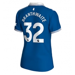 Strój piłkarski Everton Jarrad Branthwaite #32 Koszulka Podstawowej damskie 2023-24 Krótki Rękaw