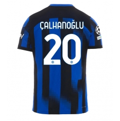 Strój piłkarski Inter Milan Hakan Calhanoglu #20 Koszulka Podstawowej 2023-24 Krótki Rękaw