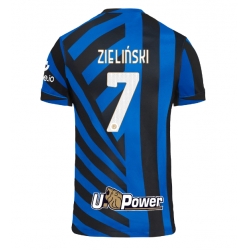 Strój piłkarski Inter Milan Piotr Zielinski #7 Koszulka Podstawowej 2024-25 Krótki Rękaw