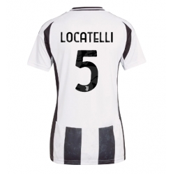 Strój piłkarski Juventus Manuel Locatelli #5 Koszulka Podstawowej damskie 2024-25 Krótki Rękaw