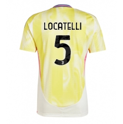 Strój piłkarski Juventus Manuel Locatelli #5 Koszulka Wyjazdowej 2024-25 Krótki Rękaw