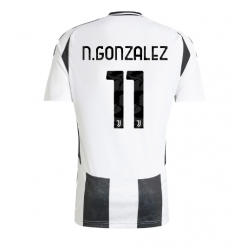 Strój piłkarski Juventus Nicolas Gonzalez #11 Koszulka Podstawowej 2024-25 Krótki Rękaw