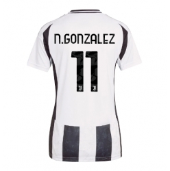 Strój piłkarski Juventus Nicolas Gonzalez #11 Koszulka Podstawowej damskie 2024-25 Krótki Rękaw