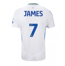 Strój piłkarski Leeds United Daniel James #7 Koszulka Podstawowej 2024-25 Krótki Rękaw