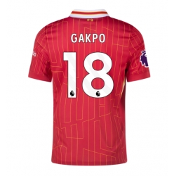 Strój piłkarski Liverpool Cody Gakpo #18 Koszulka Podstawowej 2024-25 Krótki Rękaw