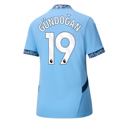 Strój piłkarski Manchester City Ilkay Gundogan #19 Koszulka Podstawowej damskie 2024-25 Krótki Rękaw